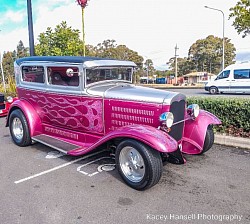 Pink hot rod