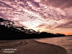 Sunset at the beach