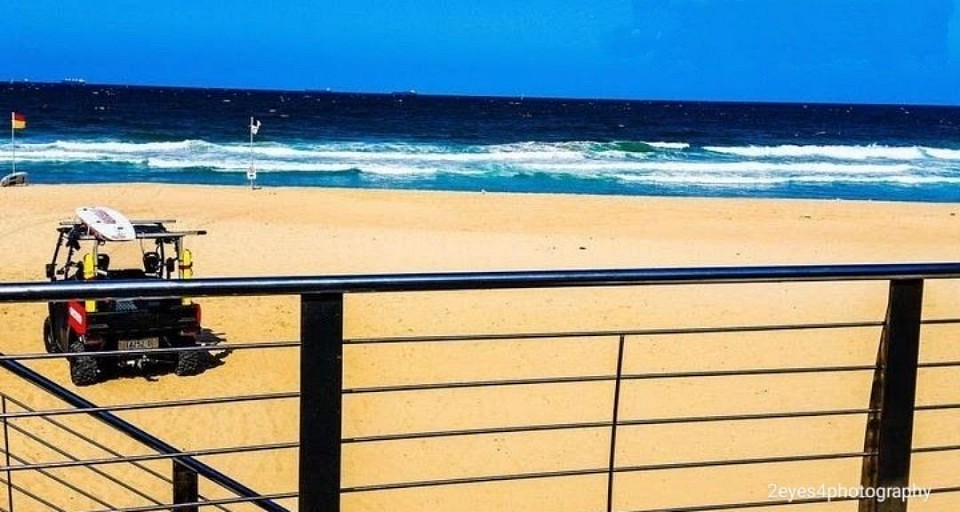 At the beach