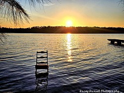 At the water on sunset