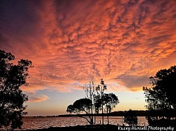 Sunset over St Georges Basin NSW